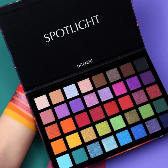 UCANBE Spotlight Eyeshadow Palette Professional 40 Color Eye Shadow - Picture 6 of 7